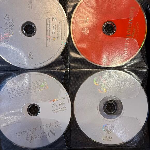 Case Logic 12 x 12 Black DVD Case with with 36 Classic Movies - Picture 3 of 12